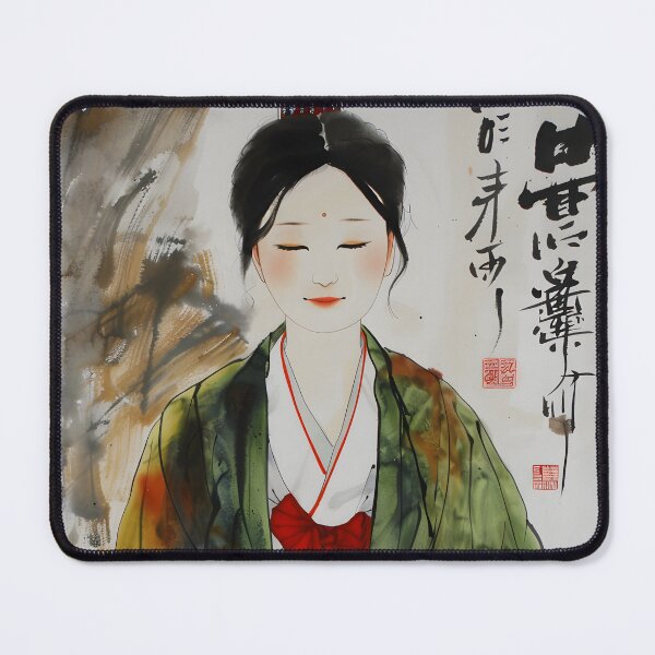 Item preview, Traditional Asian painting with cultural elements depicted designed and sold by Artessie.
