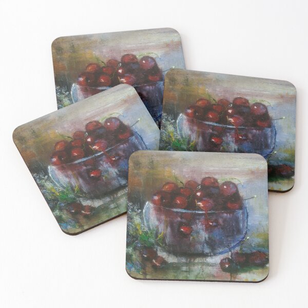 Item preview, Still life with cherries  designed and sold by SashaBrisac.