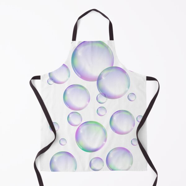 Item preview, Colorful Bubbles Pattern - white background designed and sold by msliewdesign.