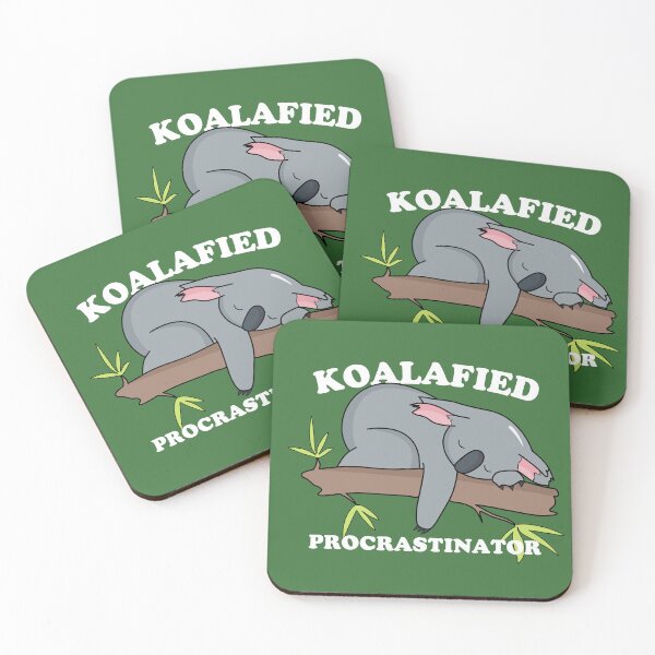 Item preview, Koalafied procrastinator designed and sold by T&C Finesse.