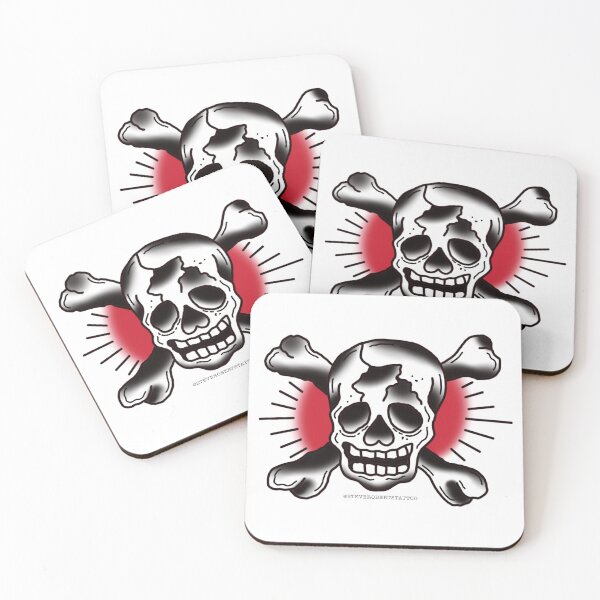 Item preview, Traditional skull  designed and sold by SteveTattoo.