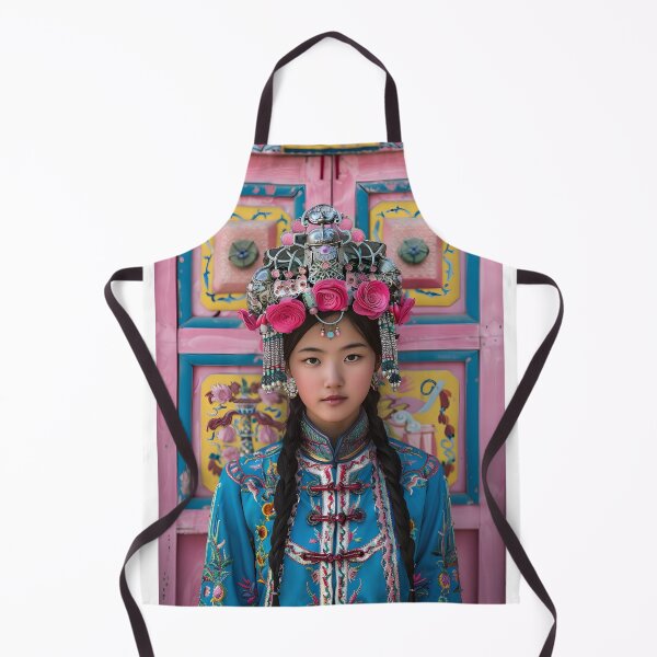 Item preview, Traditional attire woman with intricate headpiece, door designed and sold by Artessie.