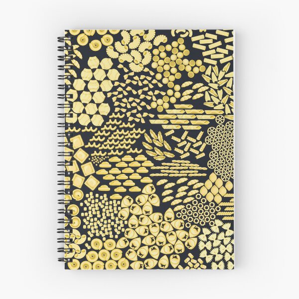 Item preview, Italian pasta, yellow on a black background designed and sold by Alex  Blud.