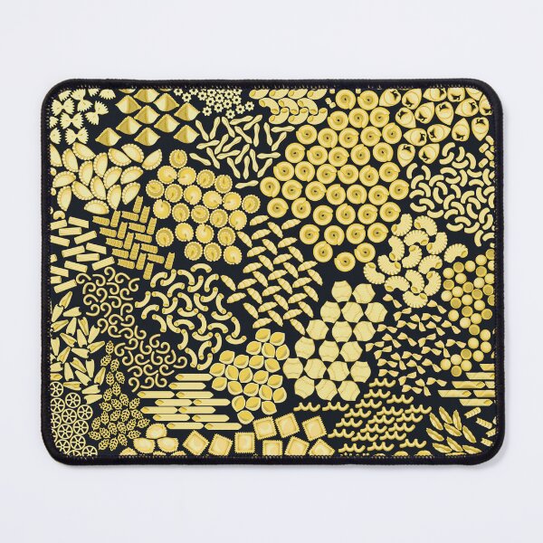 Item preview, Italian pasta, yellow on a black background designed and sold by Alex  Blud.