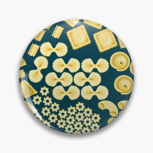 Item preview, Italian pasta, yellow on a dark emerald background designed and sold by Alex  Blud.