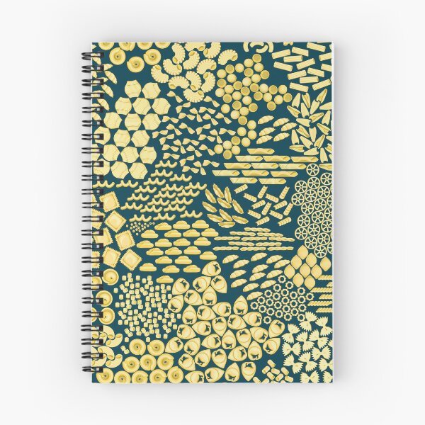 Item preview, Italian pasta, yellow on a dark emerald background designed and sold by Alex  Blud.