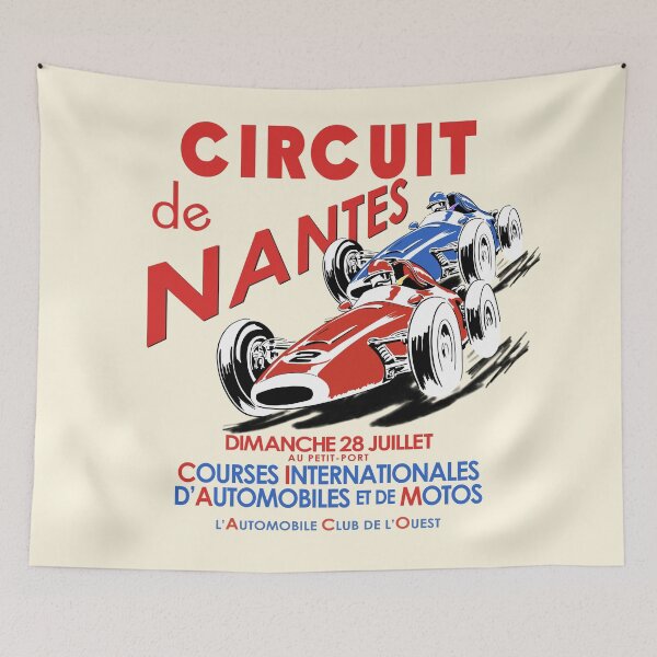 Item preview, Vintage Nantes Grand Prix Poster designed and sold by rogue-design.