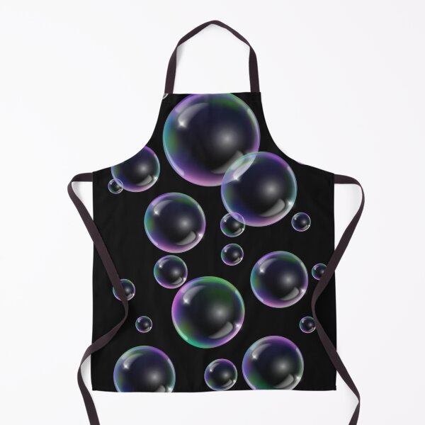 Item preview, Copy of Colorful Bubbles Pattern - black background designed and sold by msliewdesign.