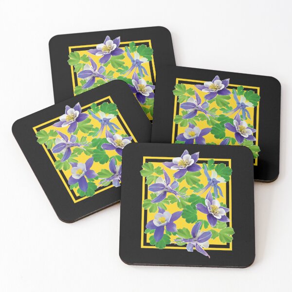 Item preview, Watercolor Aquilegia Coerulea designed and sold by Ayesha Saleem.