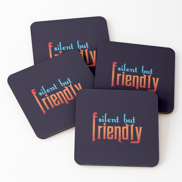 Item preview, Silent But Friendly designed and sold by Shopyflu.