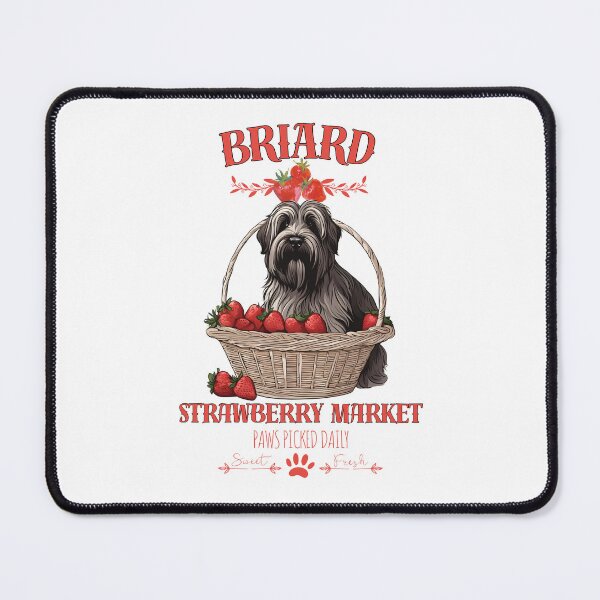 Item preview, Coquette Aesthetic Dog Strawberry market paws picked daily sweet and freesh fruits briard designed and sold by GoodyPaws.