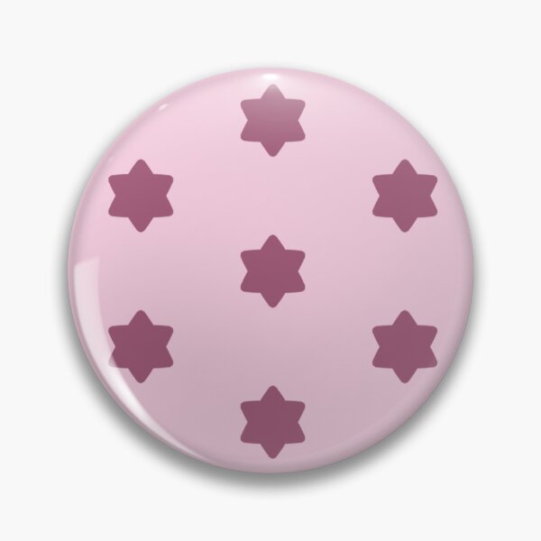 Item preview, Geometric Dusky Rose Red Violet Six Pointed Stars On Cherry Blossom designed and sold by Triplicate Limited.
