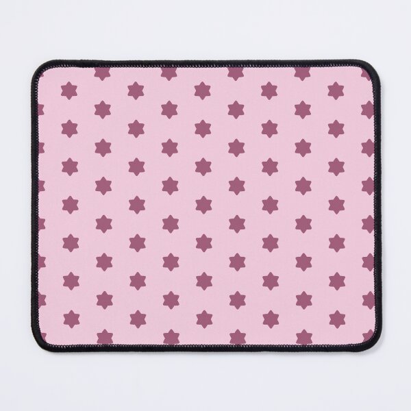 Item preview, Geometric Dusky Rose Red Violet Six Pointed Stars On Cherry Blossom designed and sold by Triplicate Limited.