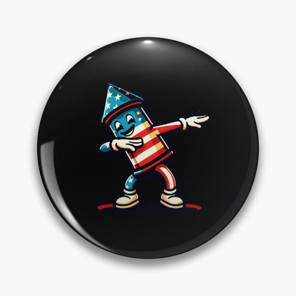 Artikelvorschau, Vintage Fireworks Mascot 4th Of July Retro entworfen und verkauft von LuminOrb.