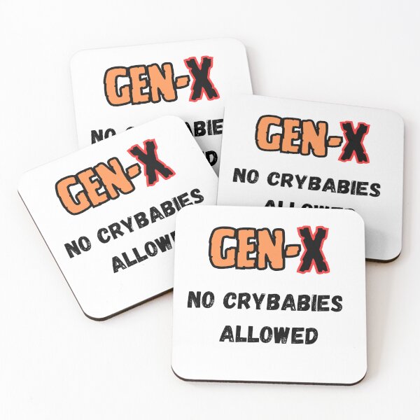 Item preview, No crybabies  designed and sold by GenXThinks.