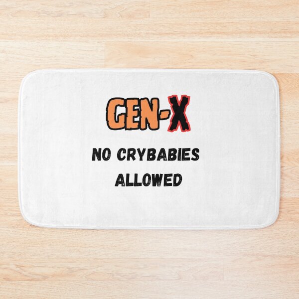 Item preview, No crybabies  designed and sold by GenXThinks.