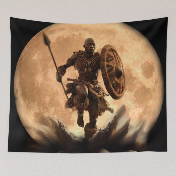 Item preview, ZULU KING SHAKA ZULU designed and sold by johnnyssandart.