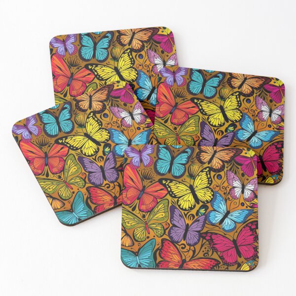 Item preview, Colorful Pattern Butterfly designed and sold by ButterflyDira.