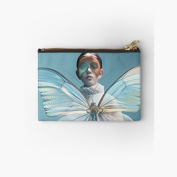 Item preview, "Futuristic: Butterfly Woman Portrait" designed and sold by MacroArtHub.