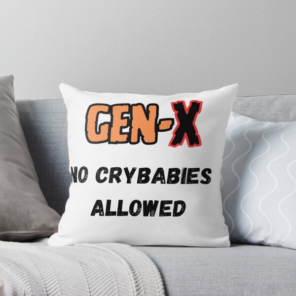Item preview, No crybabies  designed and sold by GenXThinks.