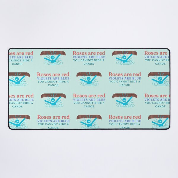 Item preview, Canoe Poem - Roses Are Red Violet Are Blue You Cannot Ride A Canoe Funny Design designed and sold by lovealva.