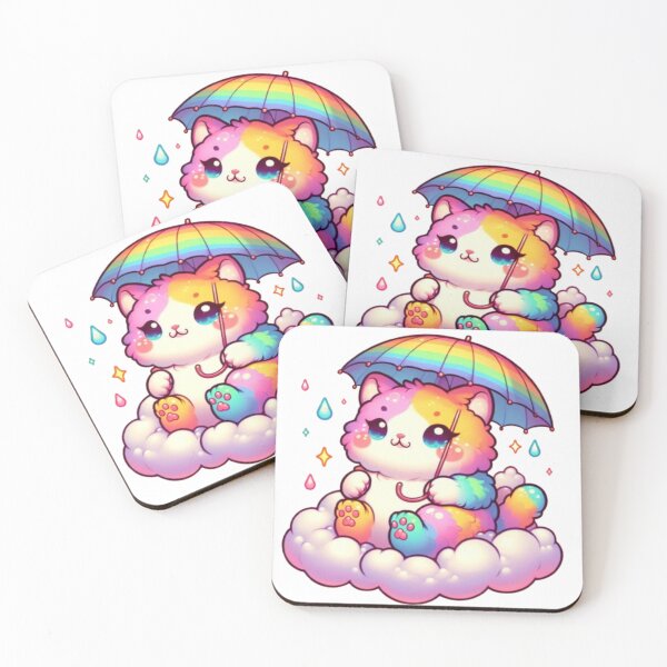 Item preview, Cute Rainbow Cat designed and sold by FuzyFriendHaven.
