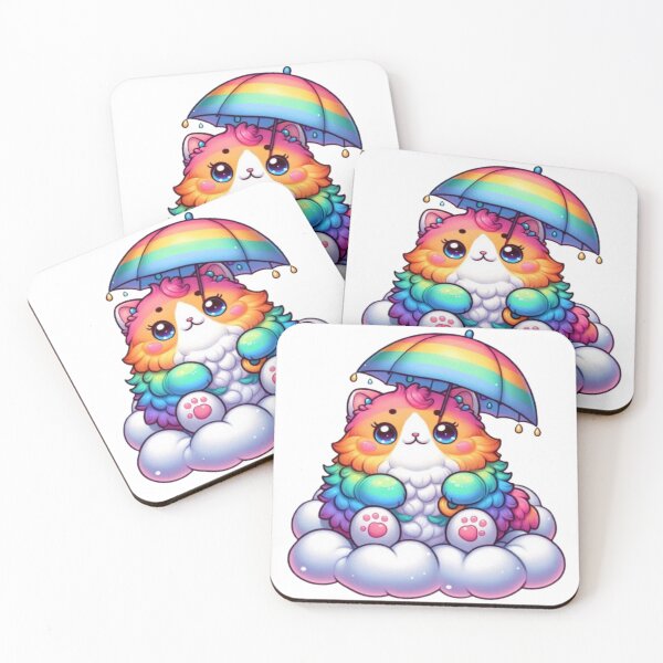 Item preview, Cute Rainbow Cat designed and sold by FuzyFriendHaven.