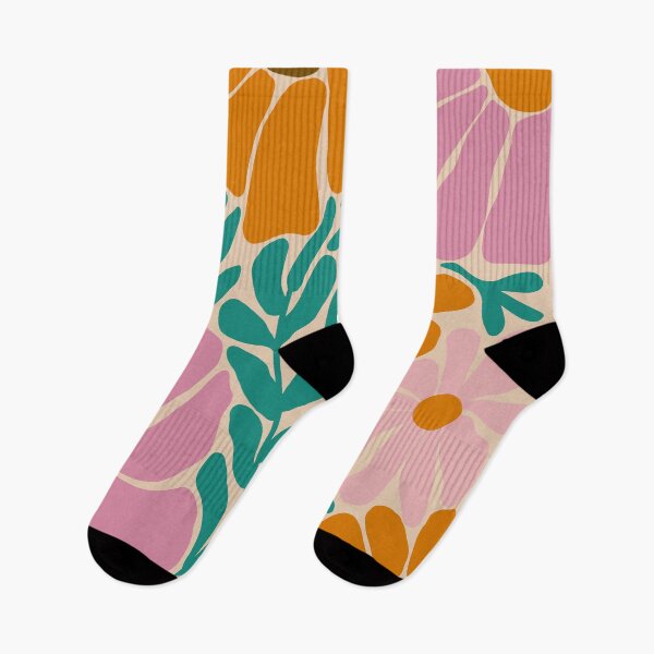 Item preview, Mid-Century Floral Art designed and sold by DaisyRoseBliss.