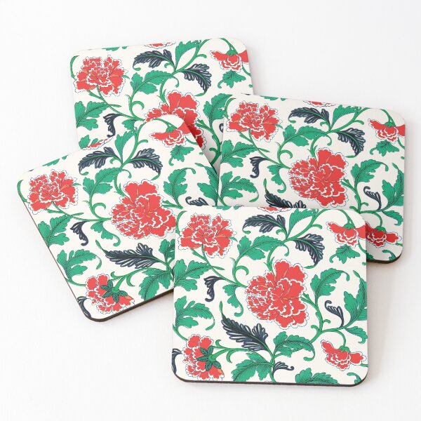 Item preview, Red floral pattern, Examples of Chinese Ornament  designed and sold by capotees.