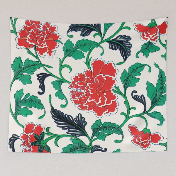 Item preview, Red floral pattern, Examples of Chinese Ornament  designed and sold by capotees.