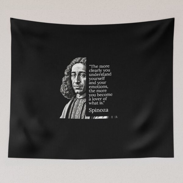 Item preview, Inspiring Baruch Spinoza Quotes - Wisdom Collection designed and sold by OzzFrequency.