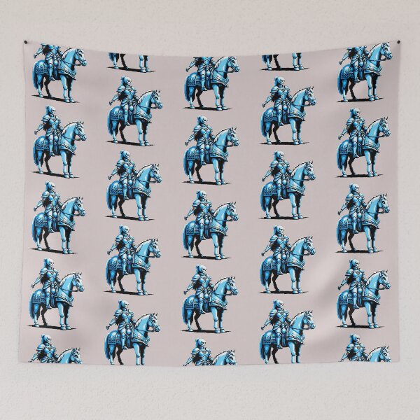 Item preview, Elara Silverwind: Noble Knight with Shimmering Armor and Steed designed and sold by Ronny-Owiso.