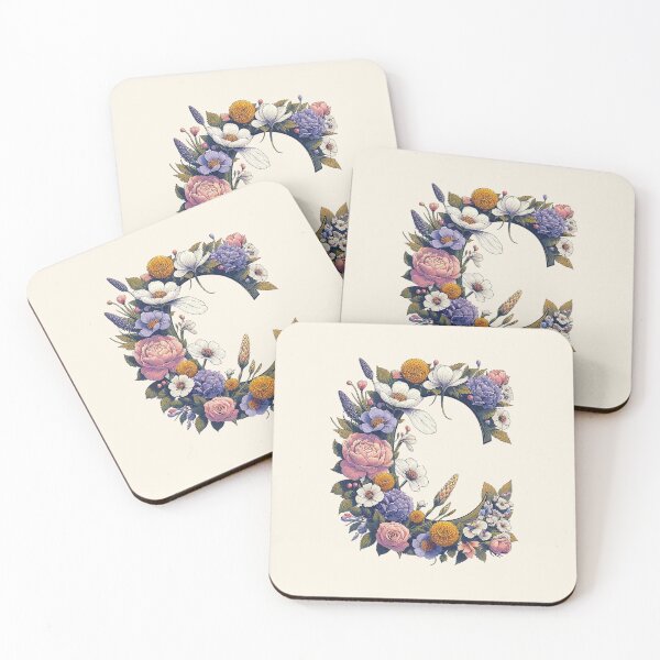 Item preview, Floral Letter C designed and sold by zzz888.