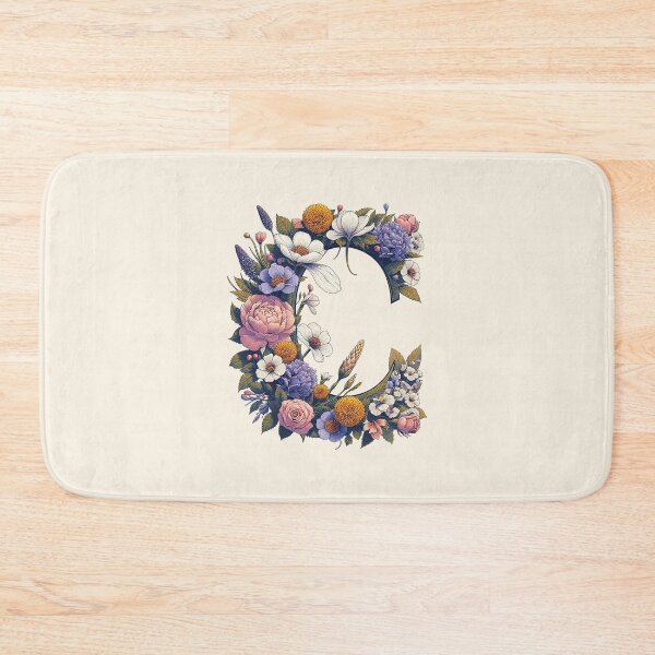 Item preview, Floral Letter C designed and sold by zzz888.