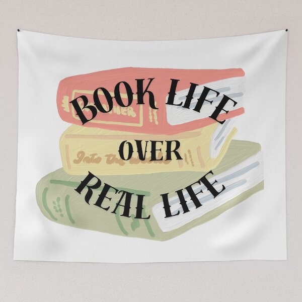 Item preview, Book life over real life designed and sold by Aesti.