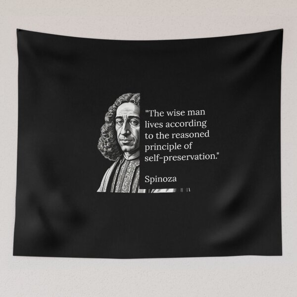 Item preview, Inspiring Baruch Spinoza Quotes - Wisdom Collection designed and sold by OzzFrequency.