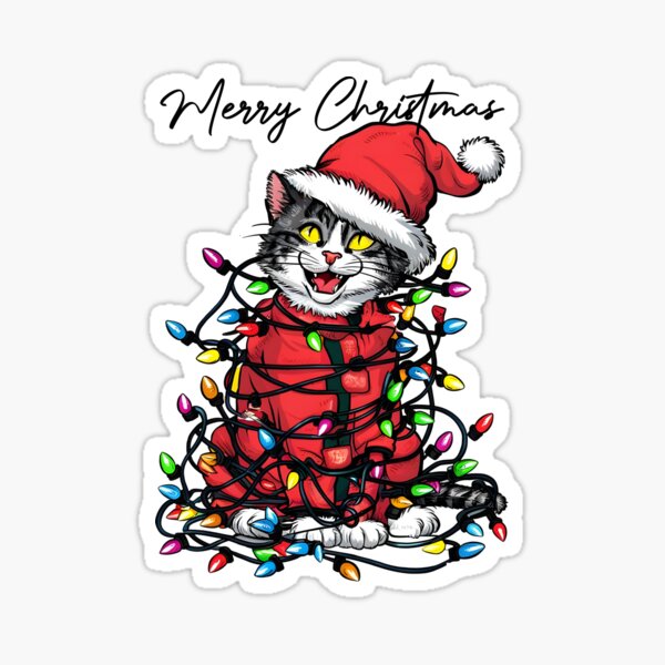 Item preview, Santa Cat designed and sold by MrSamCreative.