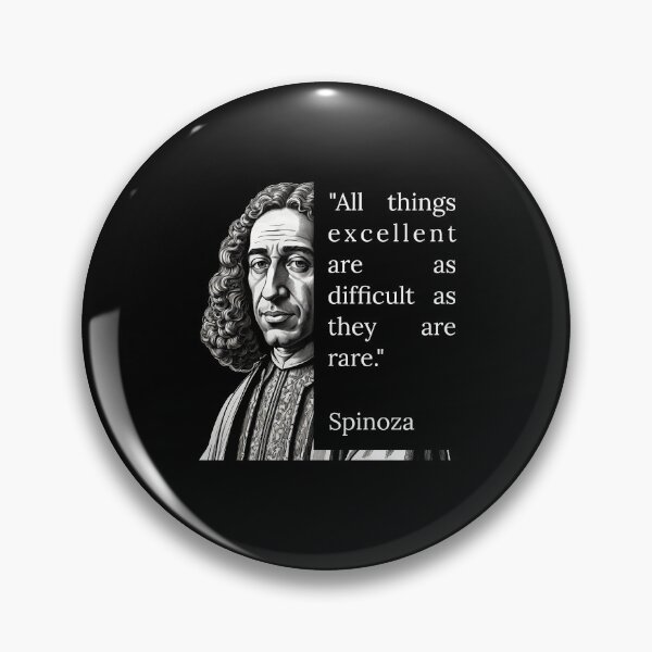 Item preview,  Inspiring Baruch Spinoza Quotes - Wisdom Collection designed and sold by OzzFrequency.