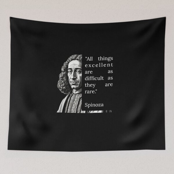 Item preview,  Inspiring Baruch Spinoza Quotes - Wisdom Collection designed and sold by OzzFrequency.