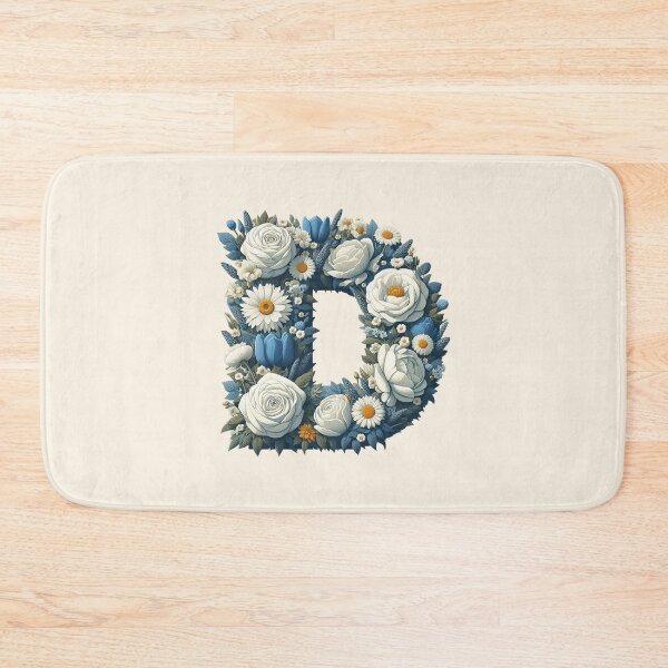 Item preview, Floral Letter D designed and sold by zzz888.