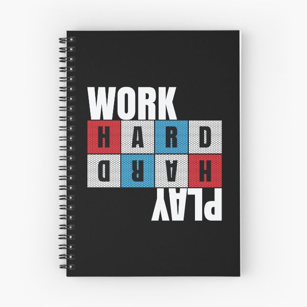 Item preview, Work Hard, Play Hard, Motivation, Dedication designed and sold by printerrificart.