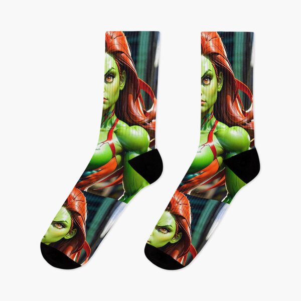 Item preview, Green Alien Superhero Mutant Power Woman designed and sold by TheArtOfPat.