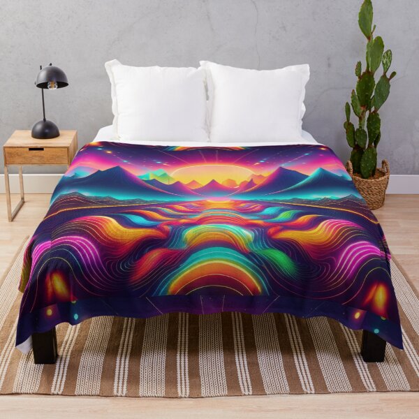 Artikelvorschau, 60er Jahre Stil wellig groovig Bergstraße funky bunte Fantasie Kunst Design entworfen und verkauft von Jt41.