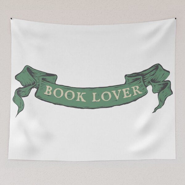 Item preview, Book Lover Banner designed and sold by Blade & Bloom.