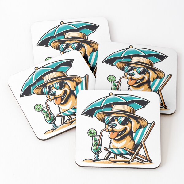 Item preview, Beach Bum Dog: An Oasis of Surrealism and Humor designed and sold by 0penvimark.