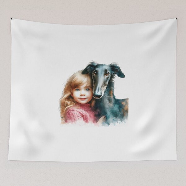 Item preview, Love of children and greyhounds designed and sold by Re-Zsu.