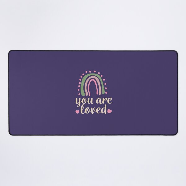 Item preview, You Are Loved Colorful Hygge Love Vintage Aesthetic designed and sold by VermintStudio.