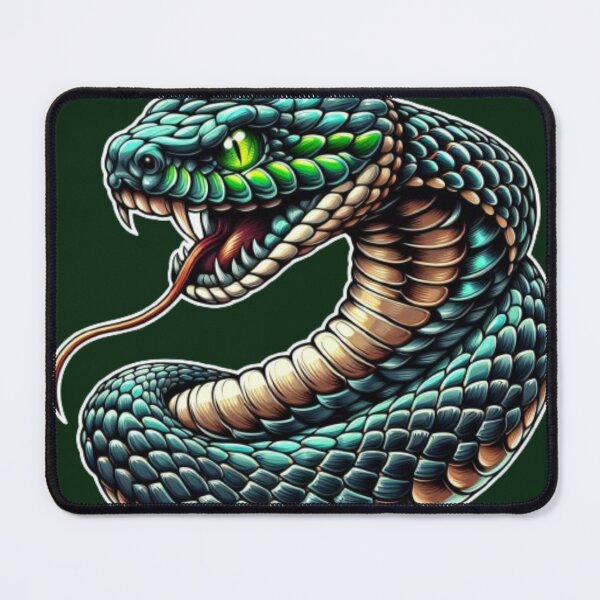 Item preview, Realistic Green Snake designed and sold by FuzyFriendHaven.