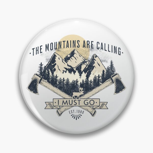 Item preview, The Mountains Are Calling I Must Go - Nature Adventure designed and sold by CALIMASHIRTS.