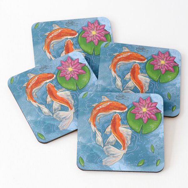 Item preview, Koi & Lotus designed and sold by georgiachilds.